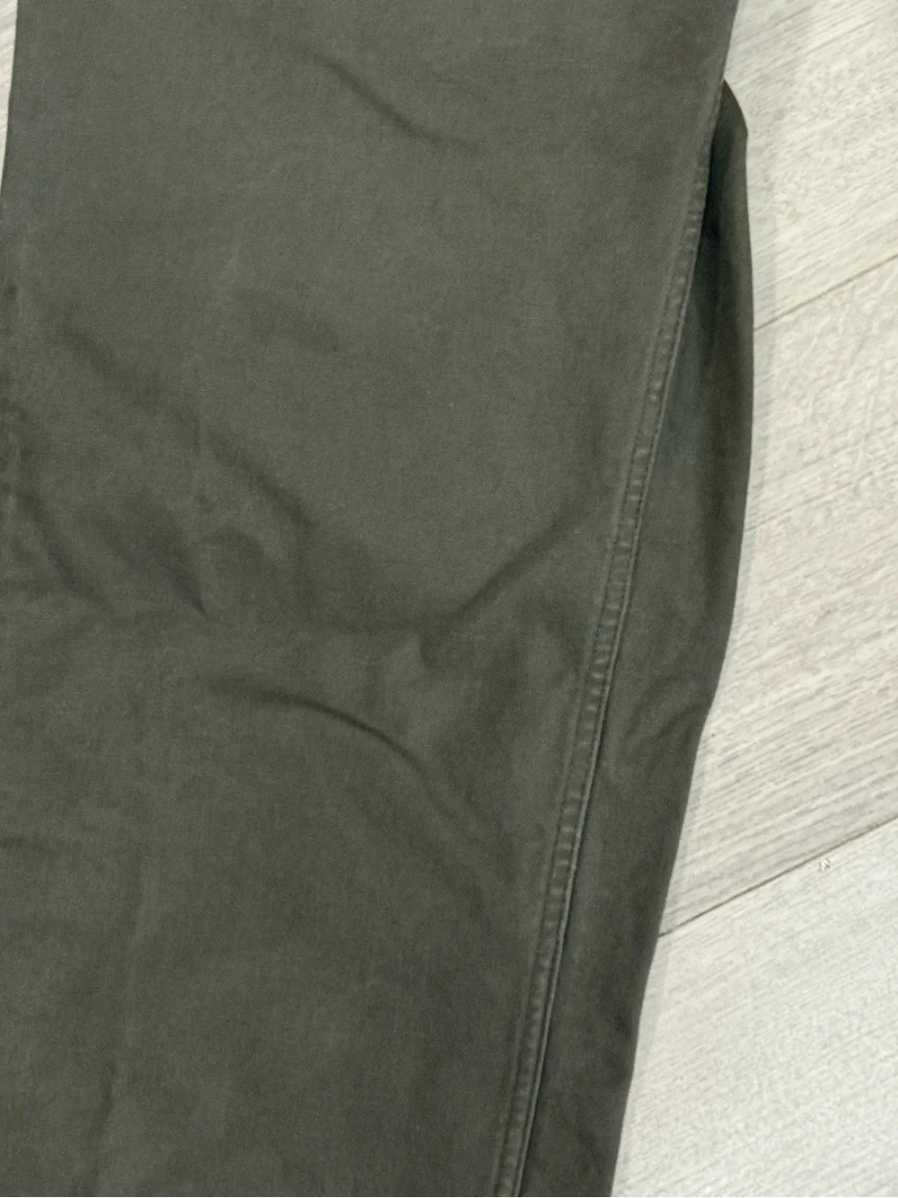Carhartt Carpenter Khaki Green Straight-Leg Work Pants 42x32